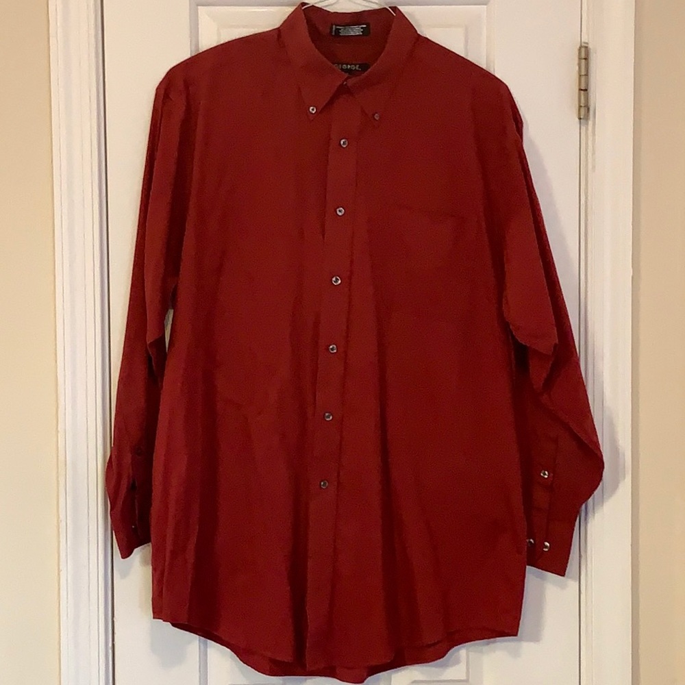 George Dress Shirt.. Sz 16 Neck.. Sleeve Length 32/33
